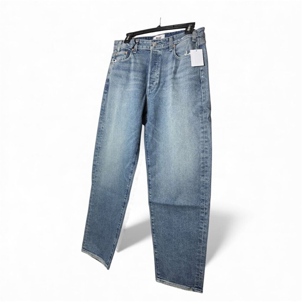 Paige Vintage Womens Alexis High Rise Distressed Ankle Barrel Jeans Sz 30 New - Picture 5 of 14